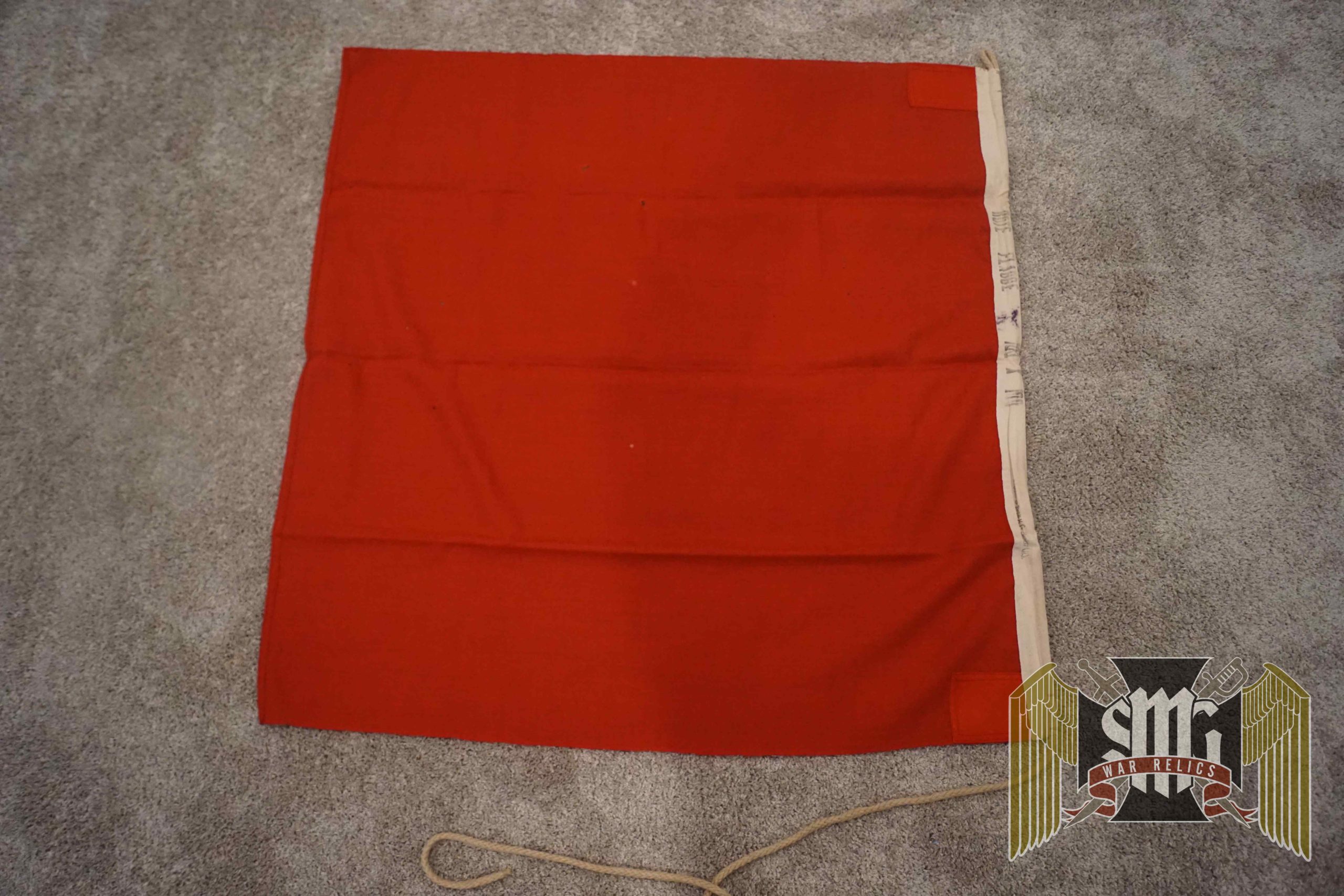German Marine Red signal flag or "Rote Flagge" 100x100
