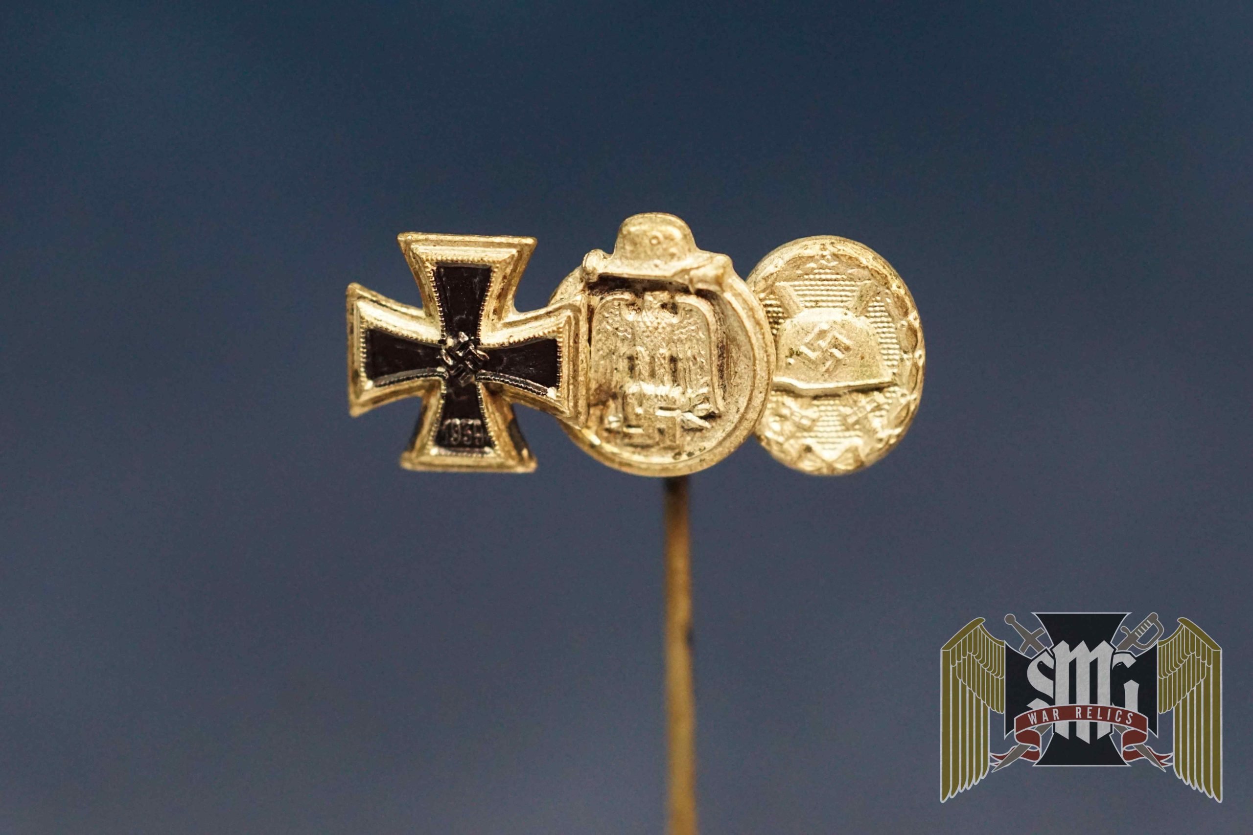 Three pc Award Stick pin L/16 Marked (Steinhauer & Lück)