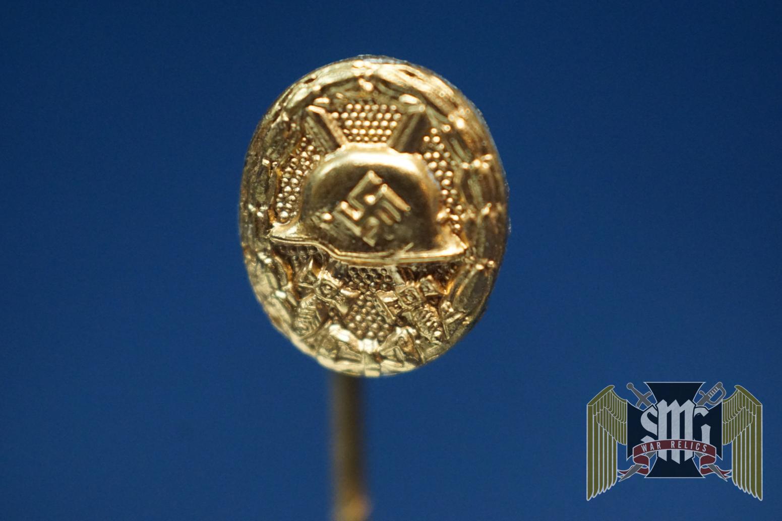 LDO marked Wound badge stick pin in Gold