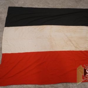 WW1 era German Tri Color Flag 74x67"