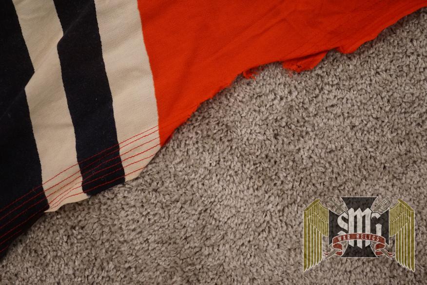 Kriegsmarine Stamped Battle Flag