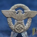 Nazi Police Cap Badge by FLL in zinc