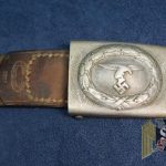 Tabed Luftwaffe Buckle by Assmann dated 1936