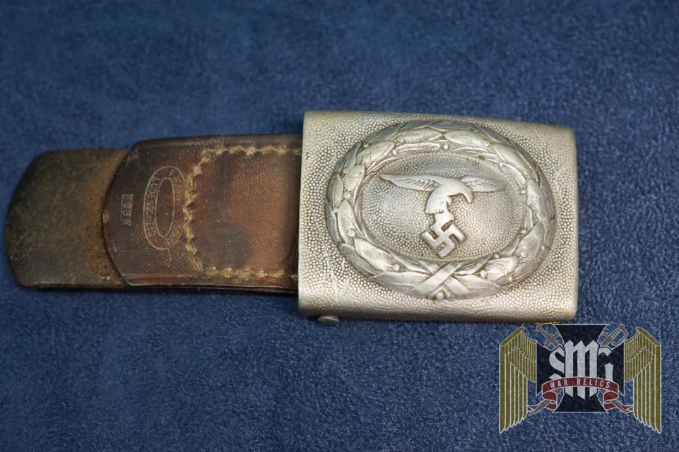 Tabed Luftwaffe Buckle by Assmann dated 1936