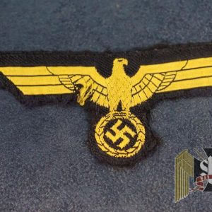 Kriegsmarine Bevo breast eagle