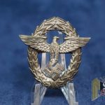 First Pattern Nazi Police visor Eagle