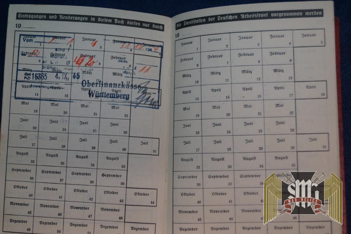 DAF Member book For Kurz Ruth