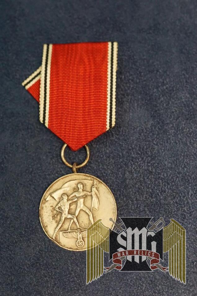 1938 Nazi Germany Austrian Anschluss Occupation Medal