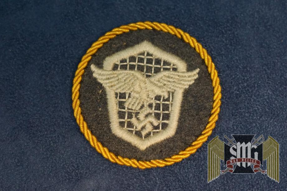 Luftwaffe Specialty patch Motor Vehicle Driver Long service Gold cellulon