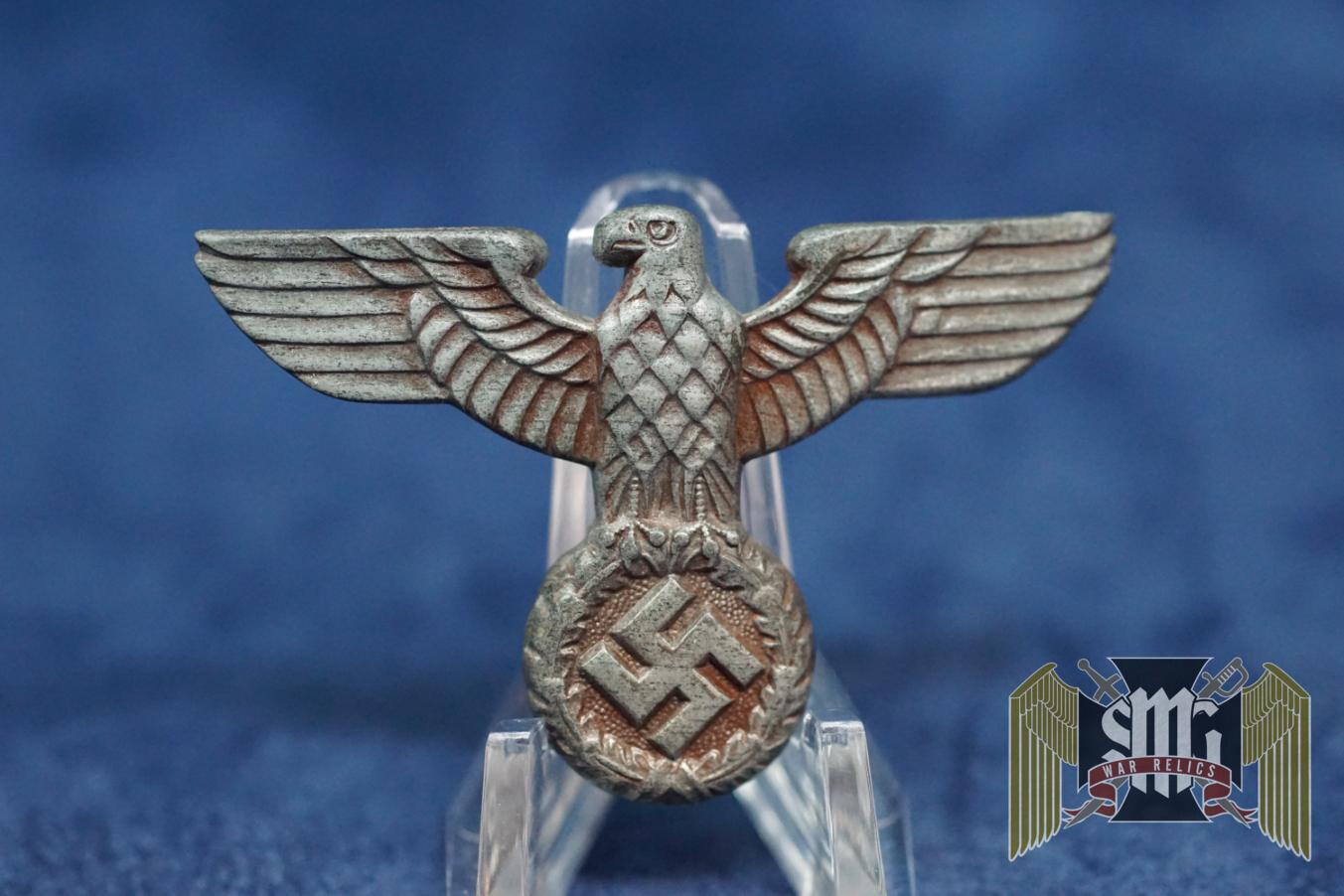 Reichsbahn Visor Eagle in Zinc RZM M1/53