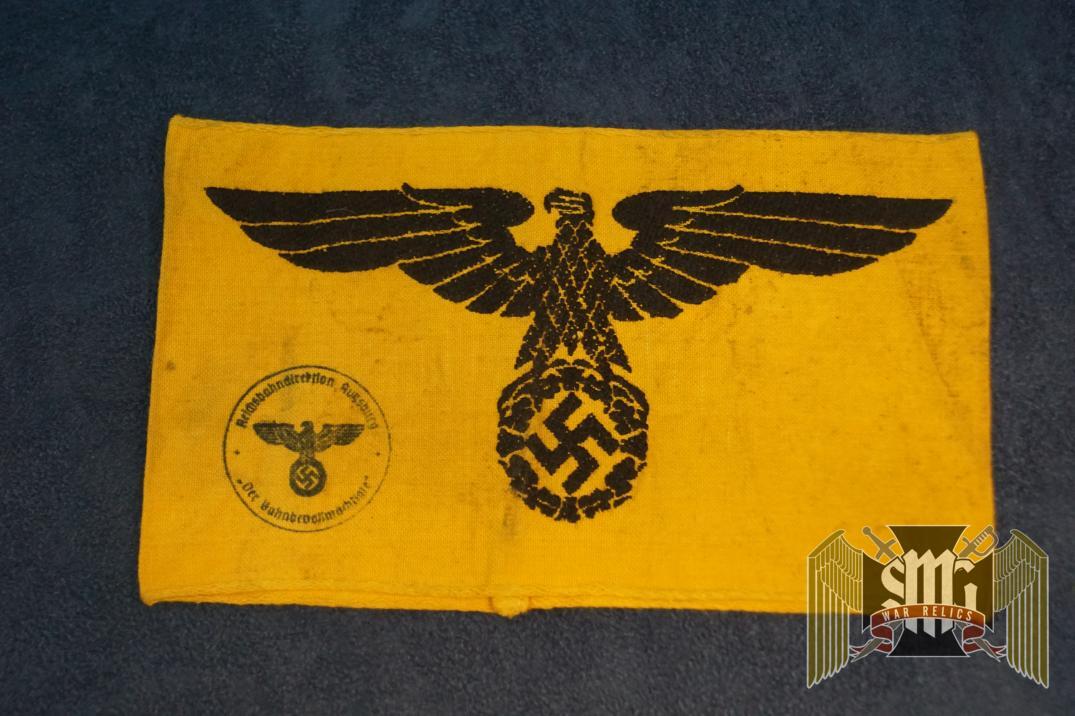 State Service Armband Reichsbahn Stamped