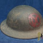 WW1 US AEF 9th Corps M1917 Helmet