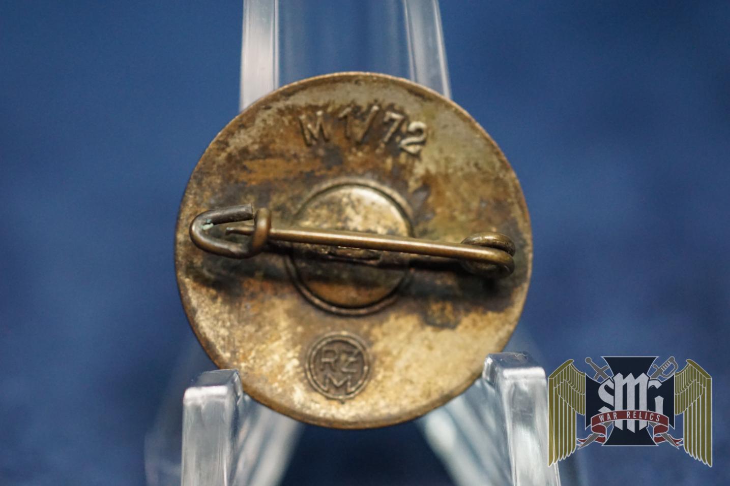 Nazi Party Member Badge RZM m1/72 (Zimmermann)