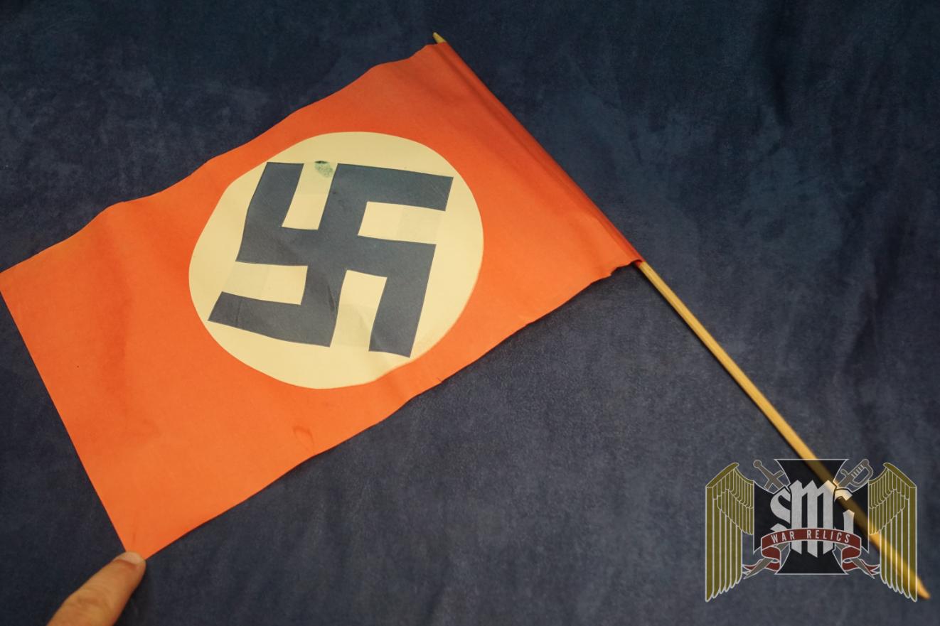 NSDAP Paper stick Pennant 12"x8"