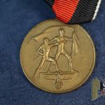 Entry into Sudentenland Medal w/post war ribbon
