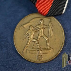 Entry into Sudentenland Medal w/post war ribbon