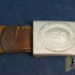 Luftwaffe buckle e. Schneider tabbed