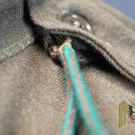2nd Infantry Ike Jacket with Early Green wool Patch and WW1 Fourragere Cord