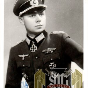 Max Mecklenberg (Mecklenburg) knights cross signature Jager Commander