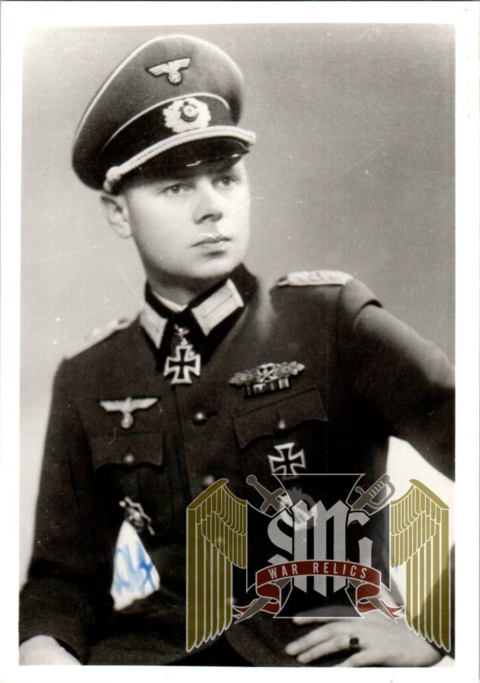 Max Mecklenberg (Mecklenburg) knights cross signature Jager Commander