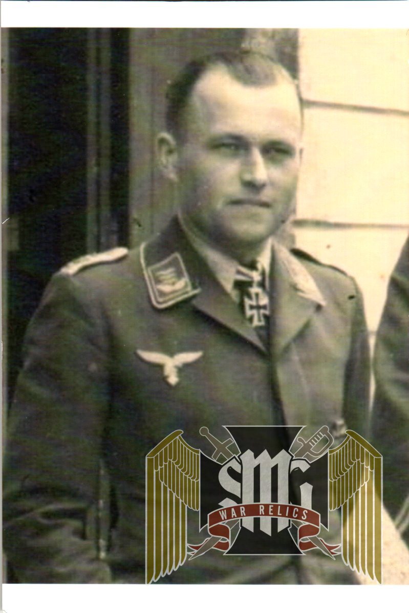 Christian Lotse knights cross signature Luftwaffe
