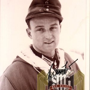 Josef georg Mulzer Knights w/ oak leaves cross Winner signature