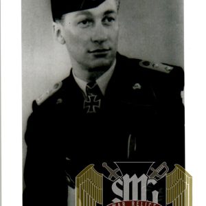 Erwin Kressmann Knights Cross Winner signature Panzer Commander
