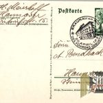 Ein Volk Ein Reich Ein Fuhrer Postcard postmarked