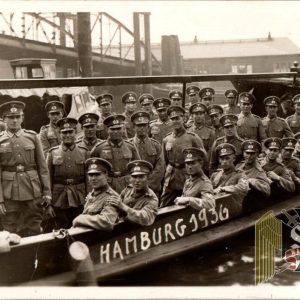 Hamburg 1936 Heer Cadet Class post card