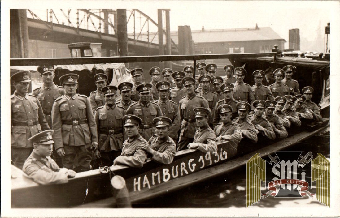 Hamburg 1936 Heer Cadet Class post card