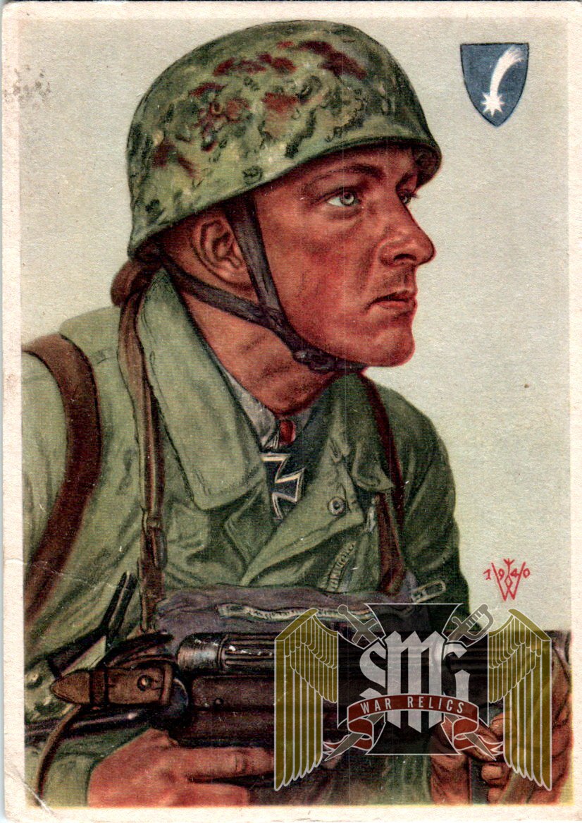 vda Feldwebel Arpke VDA postcard