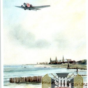 Cawar Post card Pioniere des Weltluftverkehrs Junkers-ju 52