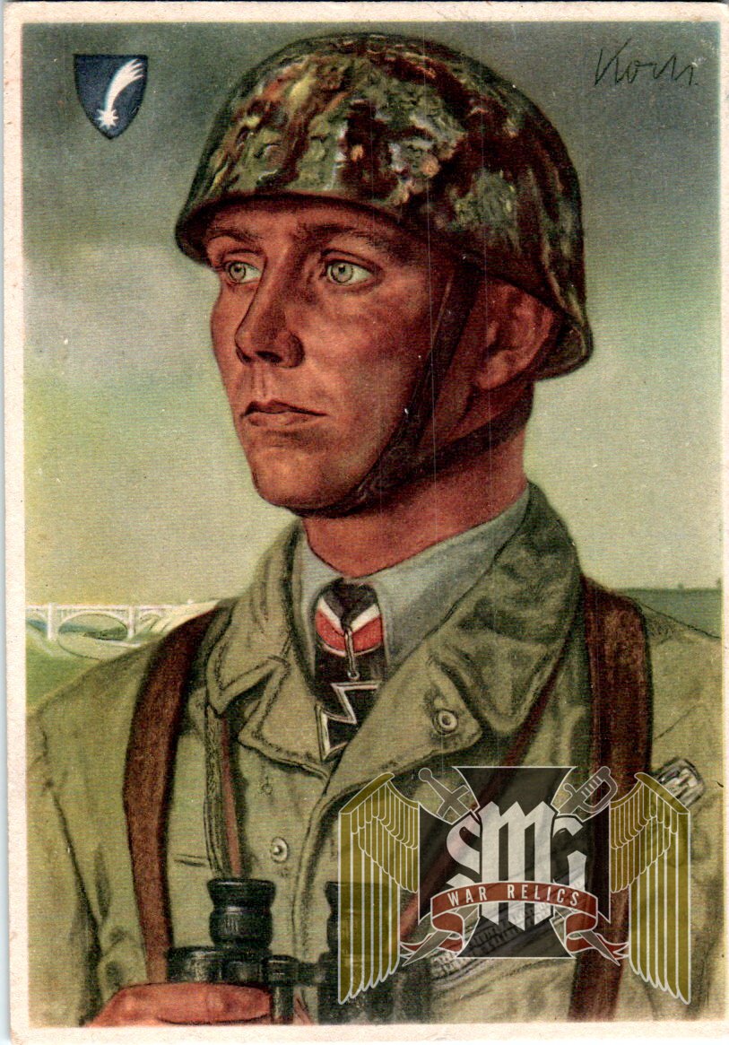 VDA Post Card W. Willrich Major Roch Einer Unserer Verdientesten Fallschirmjäger