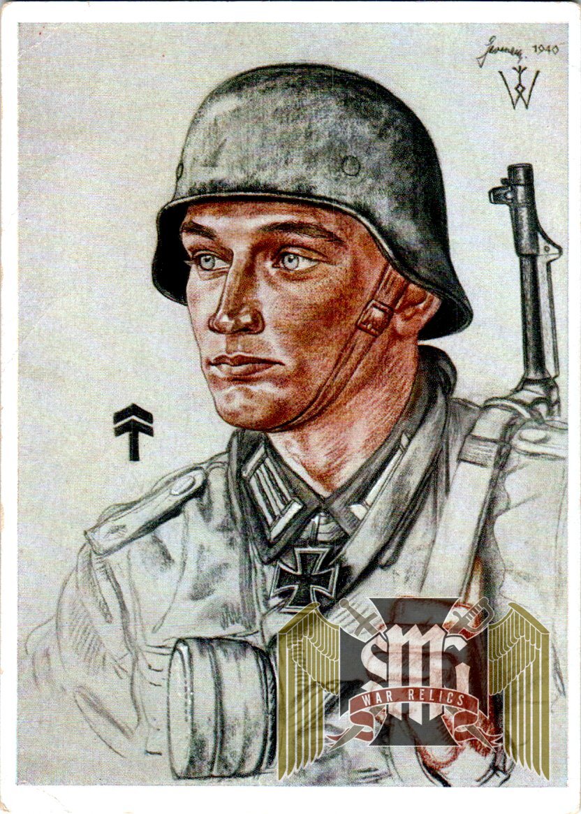 vda post card oberleutnant Germer