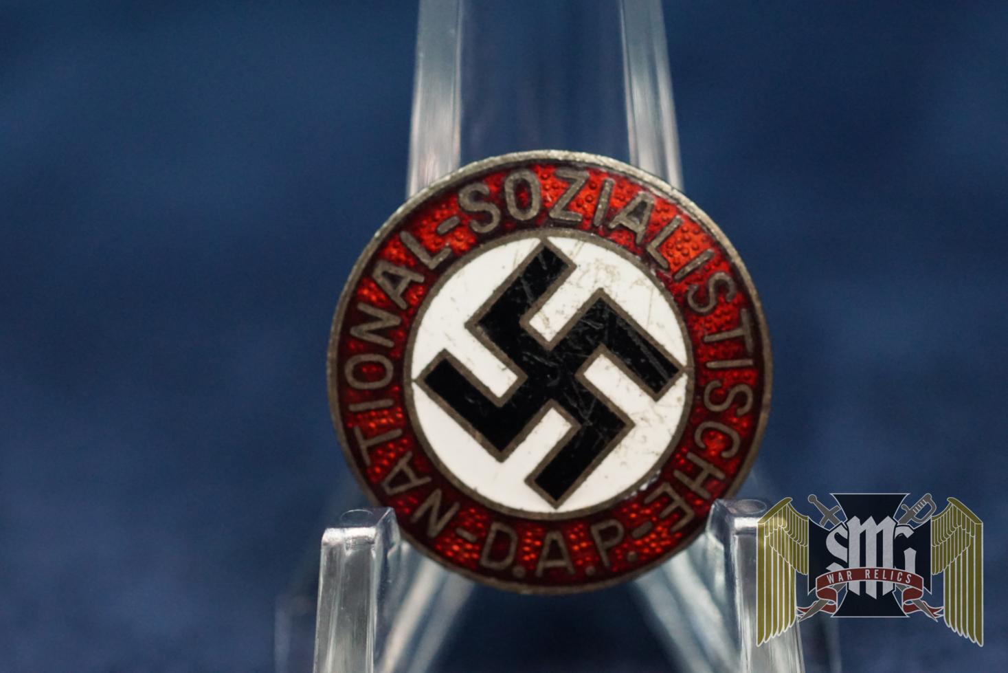 early NSDAP Party badge by KARL HENSLER PFORZHEIM