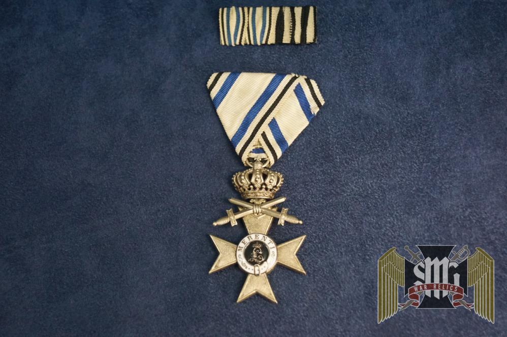 Military Merit Cross 2nd Class Silver with Crown and Swords