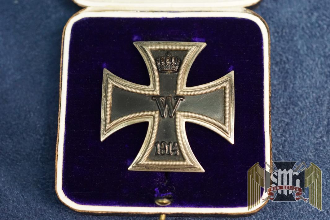 WW1 German Iron Cross first Class Cased
