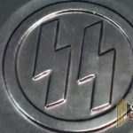 Nazi SS Leather Document Folder