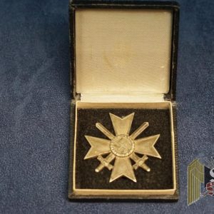 Cased War Merit Cross By Deschler
