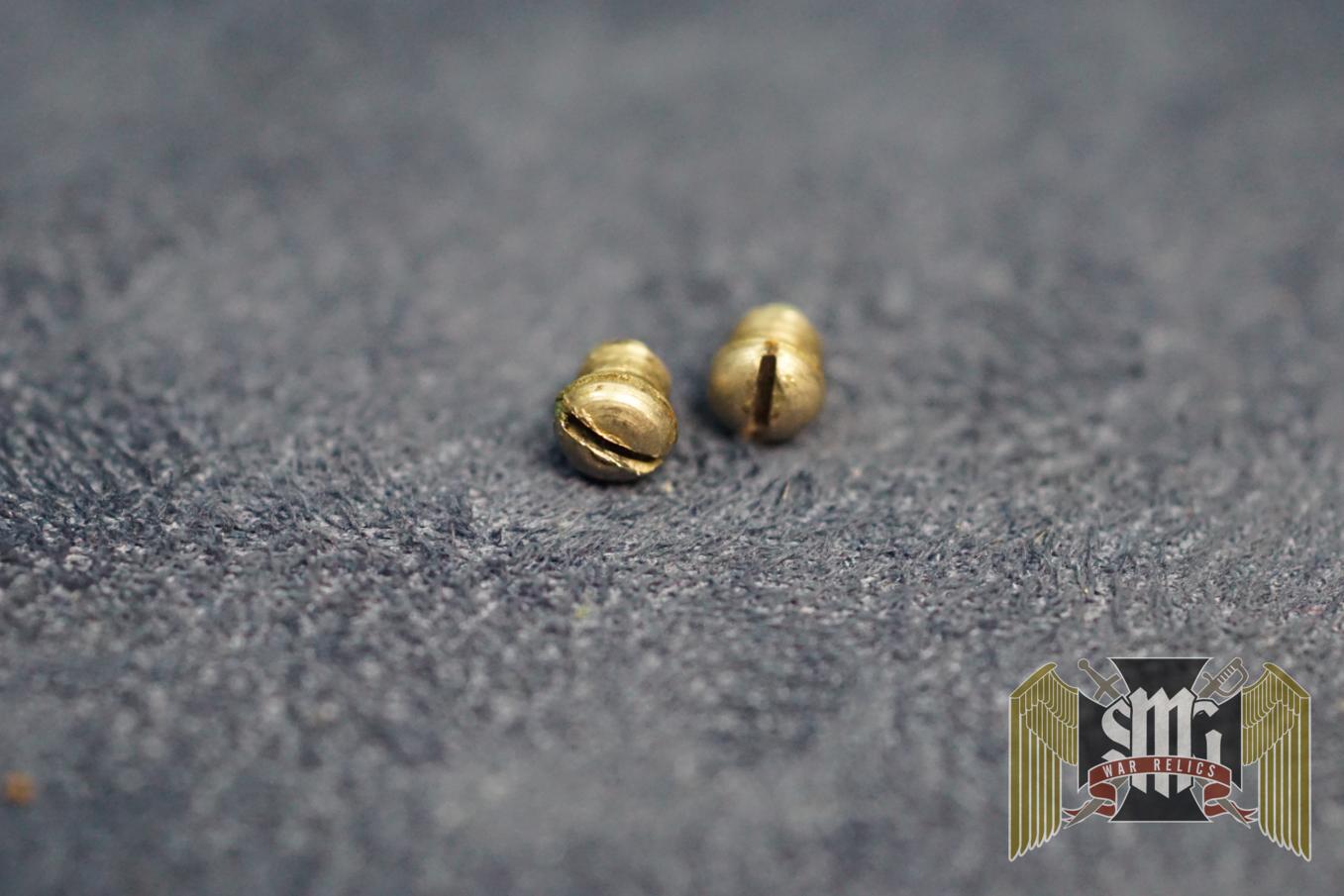 SA/SS Dagger scabbard screws Early Nickel 2 pc