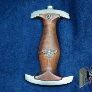 SMGN-1321 Early SA Grip w/ Matched Nickel guards and pommel nut
