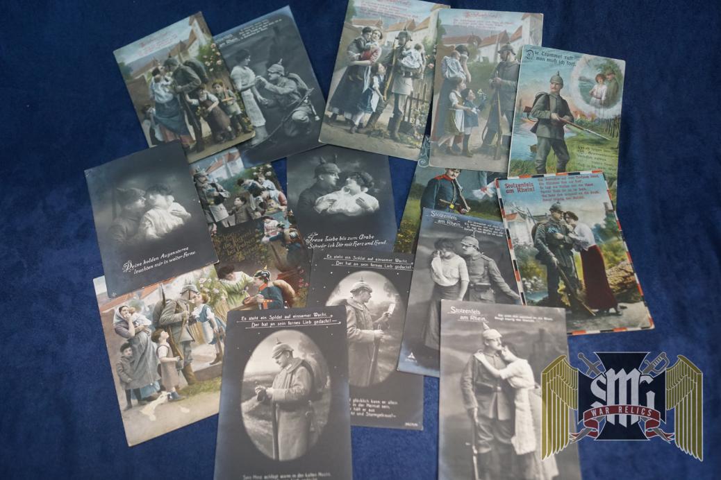 WW1 German Sweet Heart Post cards