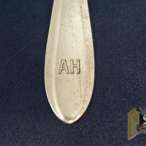 Hitler Munich Apartment Silver Fork "Block Pattern"