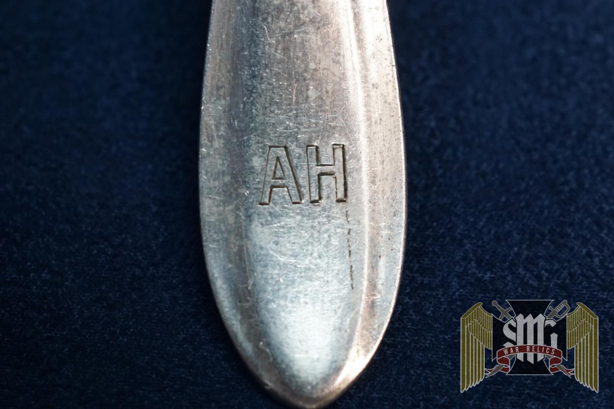 Hitler Munich Apartment Silver Fork "Block Pattern"