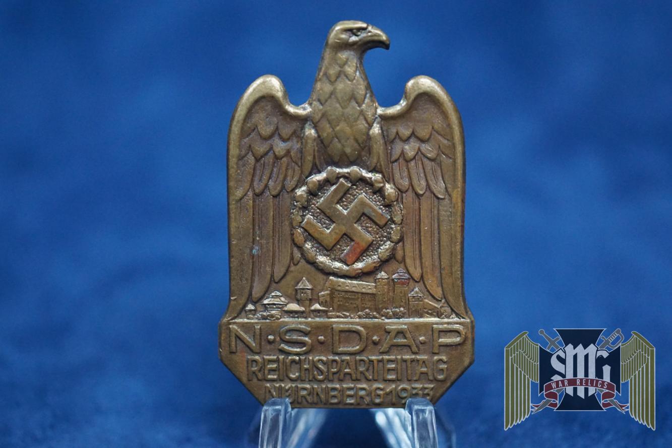 nsdap reichsparteitag nürnberg 1933 badge