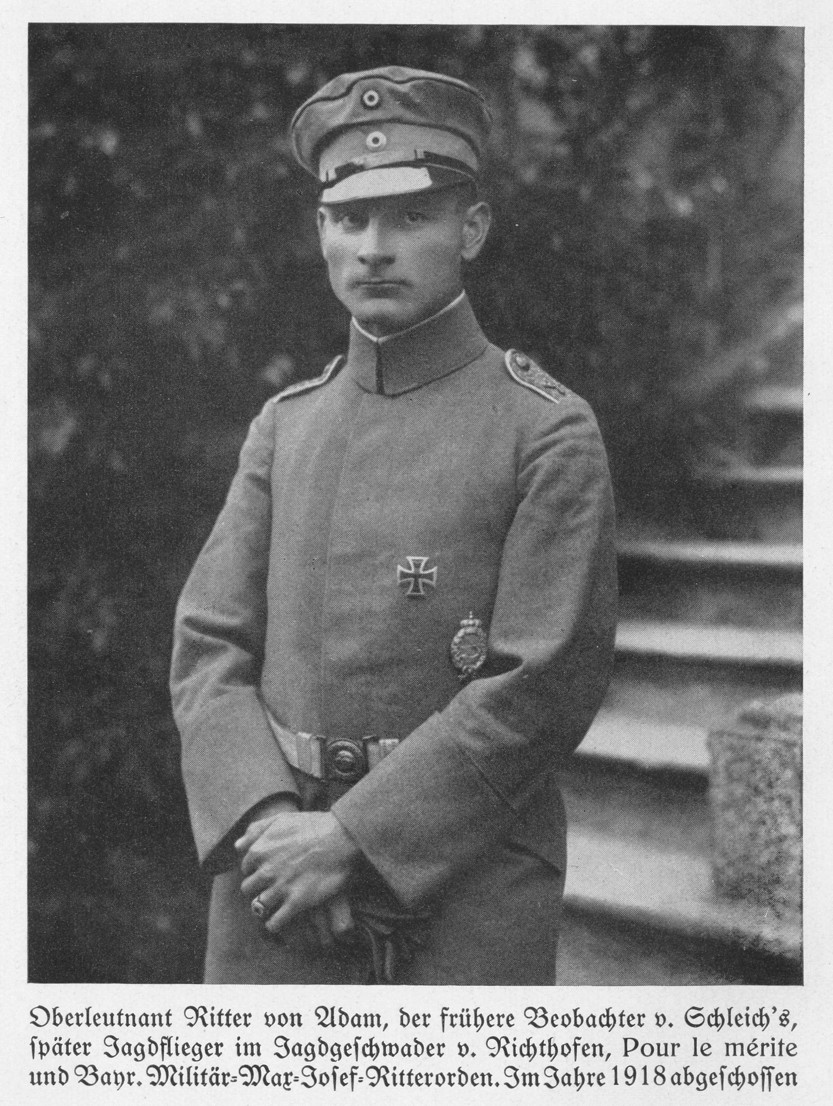 Hans Adam (Jagdflieger) Ritter von Adam