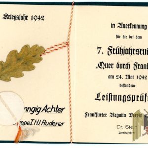 NSRL Rowing Award Book From Isenberg Grouping