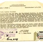 Condolence letter to Isenberg Family From Heer Company commander From Isenberg Grouping