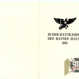 Hitler Youth Rowing Competition Award Document from Isenberg Grouping