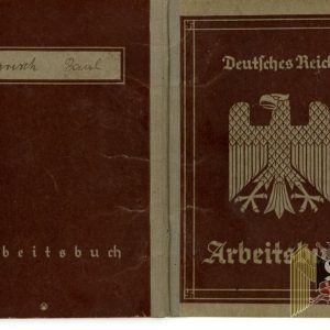 First Style Arbeitsbuch With Luftschutz Training Stamp